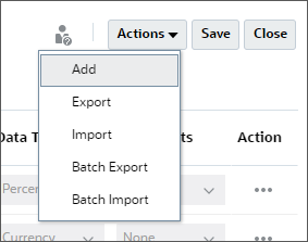 Actions